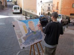 Concurso de Pintura al aire Libre en Mula 2010